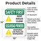 Signmission Safety Culture Sign, 10 in Width, Aluminum, Rectangle, Bilingual OS-2PACK-SF-A-1014-L-10817 - alternate 5